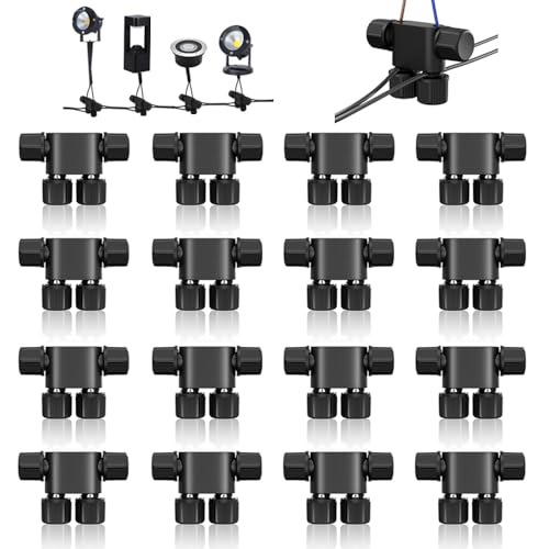 NETEHA 16 Pack Low Voltage 12-18 Gauge Wire Connectors for