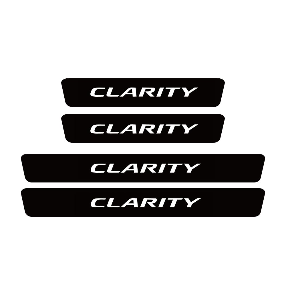 Sdyayfge Normal 4Pcs Kick Plates Car Door Sill Protector,For Clarity