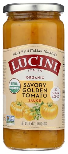 Lucini Organic Savory Golden Tomato Pasta Sauce, 16.5 Oz
