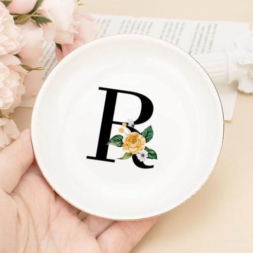 Plato decorativo de monograma para regalo de Navidad 5