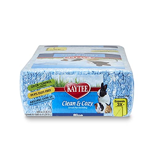 Image of Kaytee Clean and Cozy Bedding, Blue, 500 -Cubic Inch