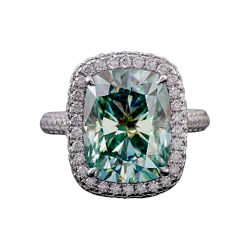 Bague de fiançailles émeraude, le symbole éternel d'un amour pur en moissanite