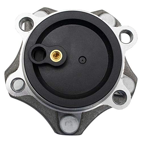 Image of TRQ 2 Piece Rear Wheel Bearing & Hub Assembly Set with ABS Sensor Compatible with 2014-2018 Mazda 3
