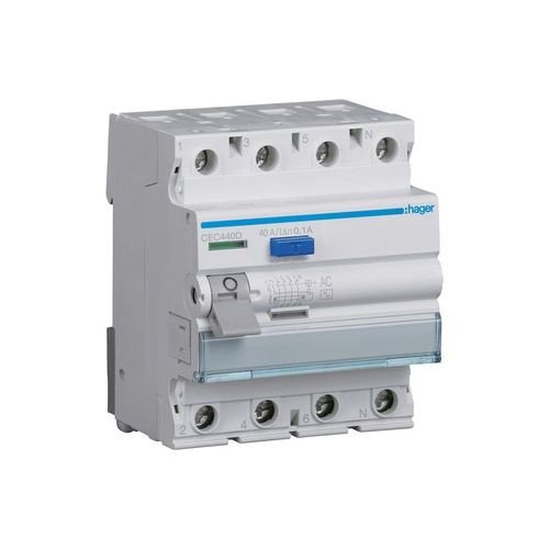 Preisvergleich Produktbild HAGER CEC440D FI-Schutzschalter 4P 40A 100mA AC