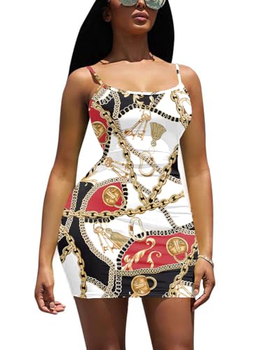 Image of Nimsruc Women Sexy Bodycon Mini Dress Summer Short Backless Spaghetti Strap Dresses