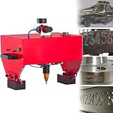 PORTABLE : Machine de marquage pneumatique par micro-percussion fabriquée à partir de matériaux durables, système mobile ergonomique avec serrage pneumatique ou manuel, la machine pneumatique est de conception compacte