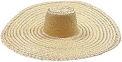 CHAPEU DE PALHA SOMBREIRO GRANDE PROTECAO CABECA PESCOCO