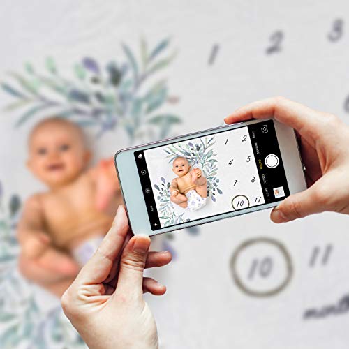 Ocean Drop - Baby Monthly Milestone Blanket I Baby Milestone Blanket I Baby Milestone Blanket Boy and Girl | Baby Months… - Image 4