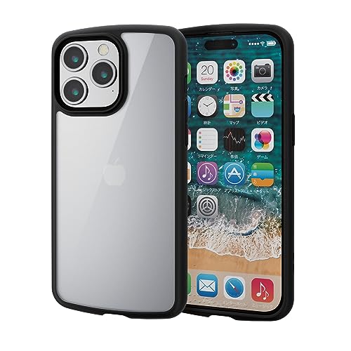 GR iPhone15 Pro Max P[X TOUGH SLIM LITE ϏՌ Ռz ^ y XgbvV[gt Xgbvz[t [SzũGA[NbVՌz] ubN PM-A23DTSLFCBK