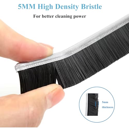 14Pcs Crevice Cleaning Brush 2025, 5MM Hard Bristle Gap Cleaning Brush for Bathroom Tile Window Groove, Bathroom Crevice Cleaning Brush Tool Set with Wire Brush/Scrapers for Home Kitchen