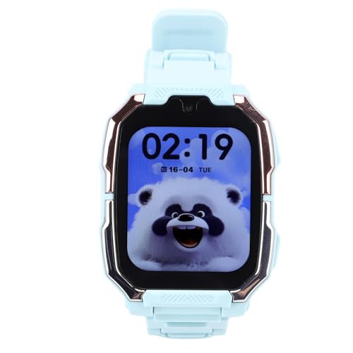 RiToEasysports Reloj Inteligente para Niños, Reloj Inteligente 4G para Niños con Cámara, Reproductor de Música, Podómetro, Despertador para, Niñas y Adolescentes (Blue)