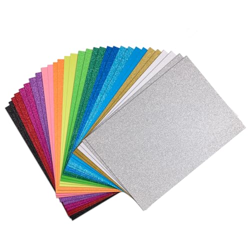 Tarjeta A4 con purpurina Springboard 10208 sin desprendimiento para decoración duradera