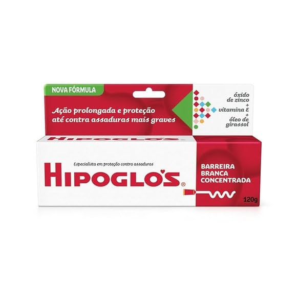 Pomada Ointment Hipoglos 120g Baby Diaper Rash Cream and Dry Skin Protectant