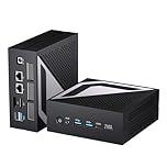 Mavsloly AI Mini PC, Ryzen AI 9 HX 370 (80 TOPS, Up to 5.1GHz), 32G DDR5 RAM, 1T PCIE4.0 SSD, 2 * 2.5G LAN, Radeon 890M Mini Gaming Computer, 8K, Triple Display, Wi-Fi 6e, VESA, Windows 11 Pro