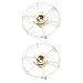 Produktbild 2 Stück Entsafter Ersatzteile Top Base Gear Ersatz für 900 W/600 W Kunststoff Transparent 15 g 4,7 cm