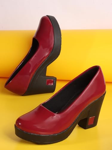 Image of TRYME Fabulous Attractive Perfect for Every Occasion Block Heel Bellies Sandal Womens and Girls