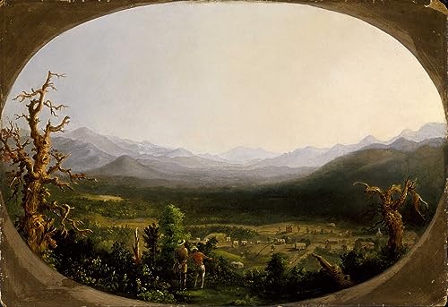 Poster Asheville Caroline du Nord Robert Duncanson décoration murale toile 50x70cm
