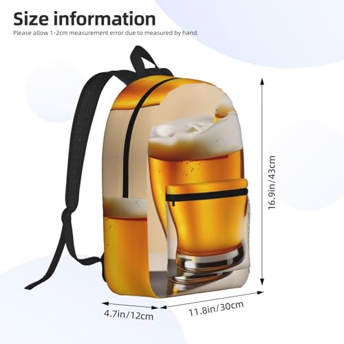Mochila escolar ligera para el día a día en la universidad con bolsillo 4