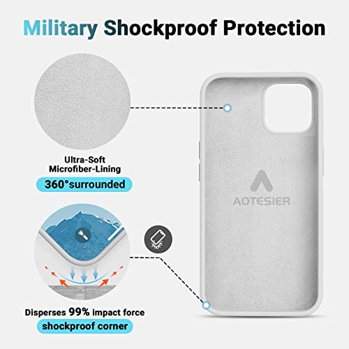 Aotesier Upgraded Slim Fit Iphone 11 Case, Premium Silicone Phone Case, Full Body Shockproof Protection Cover Anti-Scratch&Fingerprint For Iphone 11 With Comfortable Grip, 6.1 Inch, Chalk Pink #TOP6