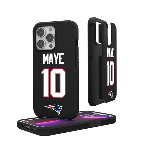 Keyscaper Drake Maye New England Patriots iPhone Rugged Case