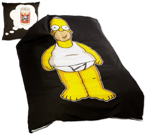 United Labels 0109452 Los Simpson - Juego de Funda nórdica con diseño de Homer