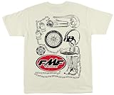 FMF Collector Tee - Crew Neck Mens T Shirt, Motocross, Dirt Bike T Shirts, Natural