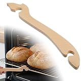 Wooden Oven Rack Puller Stick 11 Inch Oven Rack Push Pull Tool with Long Handle Toaster Ovens Accessories Pull Out Hot Racks Safely for Toaster Air Fryer and Kitchen Small Appliances
