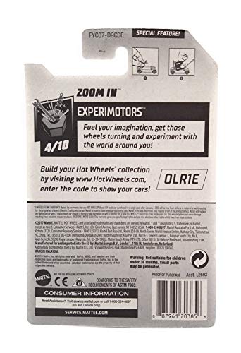 Hot Wheels EXPERIMOTORS Green Zoom 1:64 miniatura 4