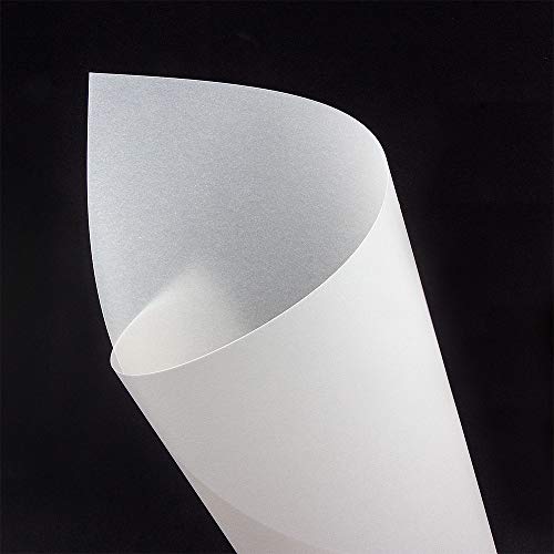 Transparentpapier DIN A4 130 g/m² in Weiß – 20 Bogen