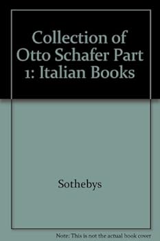 Collection of Otto Schafer Part 1: Italian Books