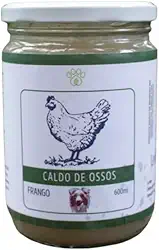 Caldo de Ossos de Frango para Cães Natural 500ml Bone Broth | Lecker Petiscos