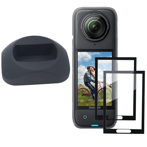 PCTC X5 VRx[X Insta360 X5/X4p XN[veN^[2pbN dx0.3mm 9H KXveN^[ Insta360 ONE X5 /X4ANZT[Ή