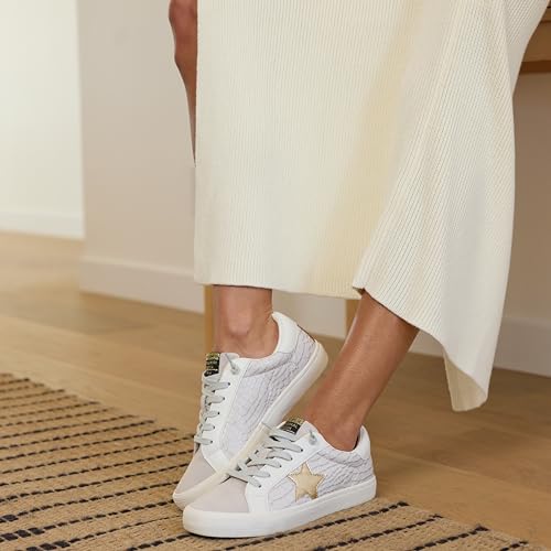Image of VINTAGE HAVANA Grande Women's Fashion Sneakers | Star Tennis Shoes Womens | Low Top Slip On | Walking Comfortable Casual