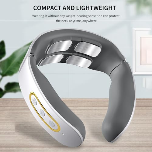 Masajeador Cervical,Masseur Electrique de Cou Nuque,6 Modos y 9 Niveles con Función de Calentamiento,Masajeador Cuello Cervical,para Uso Doméstico en Oficina - imagen 4