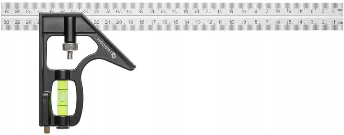 Hogert Technik Germany Combination square 300 mm