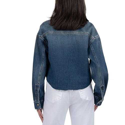 KUT from the Kloth LANA JACKET-DROP SHOULDER/PATCH FLAPS FRONT POCKETS - Cotton-Lyocell Blend Fabric2