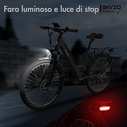 Fafrees Bici Elettrica con APP, 26 Pollici