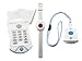 Medical Alert System - NO Monthly FEES - Includes Necklace Panic Button and Waterproof Wrist Wireless Help Buttons - Elderly Home Help Alarm Life Monitor