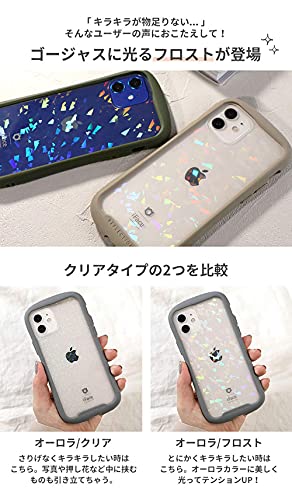 Hoja de decoración holográfica iFace para iPhone 13 Mini carcasa transparente 3
