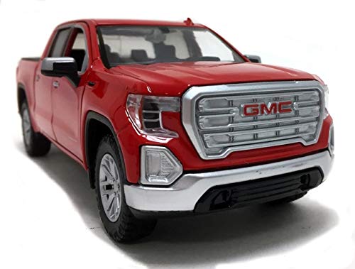 Camioneta GMC Sierra 1500 SLT 2019 a escala 1:24 roja miniatura 6