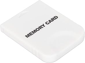 Game Memory Card for Wii Console, High Speed Plug and Play, Elegant White Design, Compatible with Wii, Must Have Gaming Accessory (128MB (2043blocks))