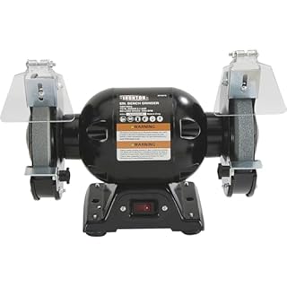 Ironton Benchtop Grinder with 6in. Wheel, 2.1 Amps, 1/2 HP, 3560 RPM Max. Speed, Model# BG115-6L