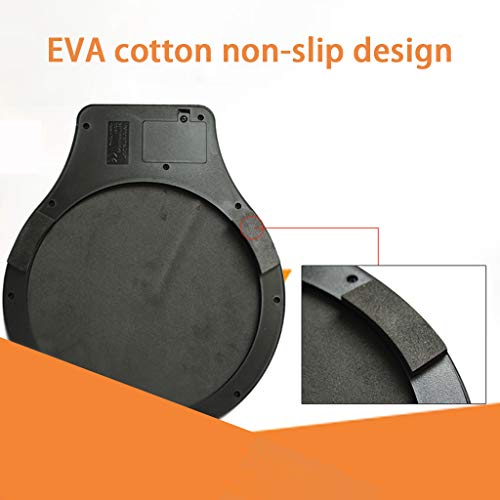 QLTY Elektronische Dumb Drum Pad Metronoom,12 inch Drum Practice Pad Draagbaar,In hoogte verstelbare opvouwbare domme… - Image 6