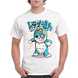 the Fan Tee Camiseta de Adulto de Hombre Divertidas Divertidas diversión,Humor y Estilo Doraemon, Robot 505 XXL