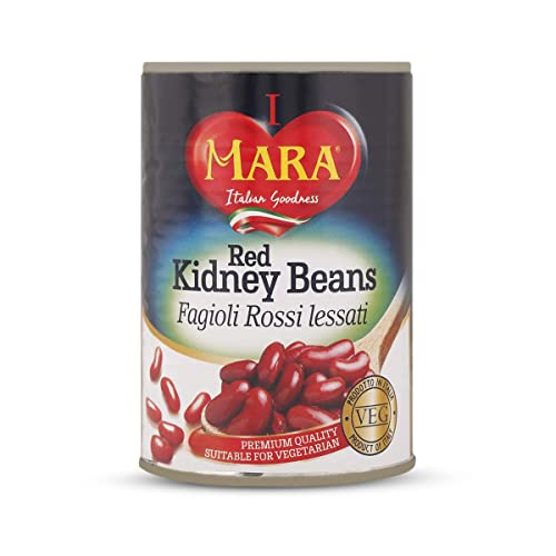 Mara Boiled Red Kidney Beans Fagioli Rossi Lessati, 2 x 400 g