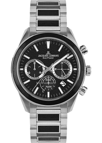 Jacques Lemans Eco Power 1-2115F montre chronographe homme cadeau anniversaire idéal