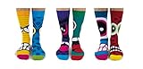  United Oddsocks Herren Socken Stress Heads, 6 Stück, EUR 39 - 46