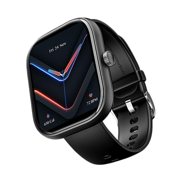 AHMOBIX Smart Watch for Men & Women with 2.01” HD Display, 550 Nits Brightness, DIY Watch Faces, Heart Rate Monitor, SpO2, Steps & Calories Tracker, Square Dial Fitness Tracker