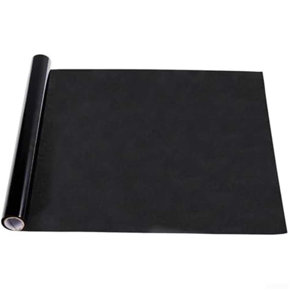 Sfondo nero per acquario aderente per acquario, carta da parati statica in PVC per evidenziare pesci e piante, decorazione resistente all'acqua, facile da pulire (40 x 200 cm)