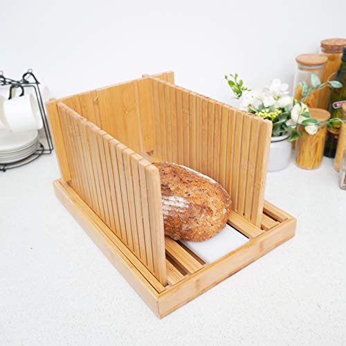 Bamboo Adjustable Bread Slicer Guide - Thumbnail 7